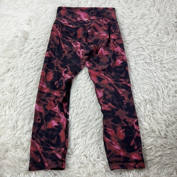 Lululemon Align High-Rise Crop 21" Intensity Pink Blossom Multi - Picture 7 of 7